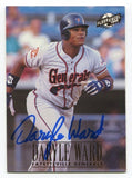 1996 Fleer Excel Daryl Ward Signed Card Baseball Autographed AUTO #54