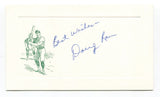 Doug Rau Signed Card Autograph Baseball MLB Roger Harris Collection