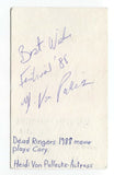 Heidi von Palleske Signed 3x5 Index Card Autographed Actress Dead Ringers Red