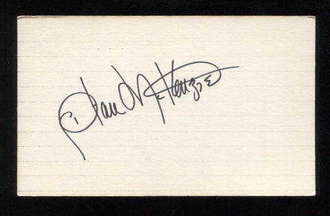 Stan McKenzie Signed 3x5 Index Card Autographed Signature Basketball 