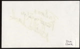 Dick Clark Signed Index Card Signature Autographed AUTO  