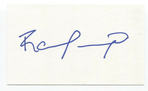 Rafael Furcal Signed Index Card Autographed Baseball Unassisted Triple Play