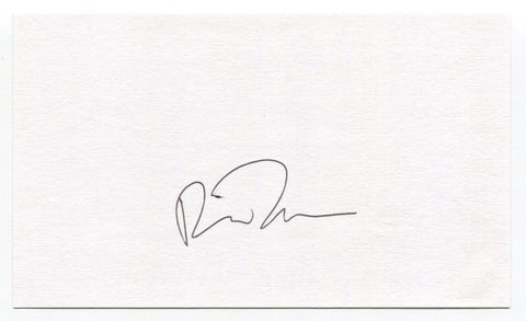 Richard Thompson Signed 3x5 Index Card Autograph Musician Guitarist Rock