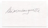 Bill Monbouquette Signed 3x5 Index Card Autographed MLB Baseball Boston Red Sox