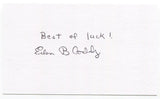 Ethan Blackaby Signed 3x5 Index Card Autographed Milwaukee Braves Debut 1962 MLB