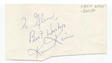 Karen Kain Signed 3x5 Index Card Autographed Signature Dancer