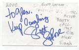 Scott LaRose Signed 3x5 Index Card Autographed Signature Actor Seinfeld