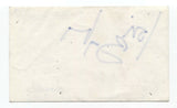Lorri Bagley Signed 3x5 Index Card Autographed Signature Actress Model
