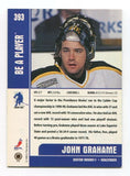 1999 In The Game John Grahame Signed Card Hockey NHL Autograph AUTO #393