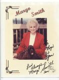 Margo Smith Signed 8x10 Inch Photo Autographed Signature Country Singer
