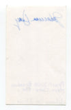 Johanna Day Signed 3x5 Index Card Autograph Actress All My Children Law & Order