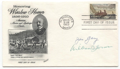 William Gorman and Jan Gray Signed FDC Autographed First Day Cover Signature