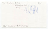 The Levellers - Mark Chadwick Signed 3x5 Index Card Autographed Signature Band