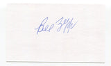 Bill Zepp Signed 3x5 Index Card Autographed Baseball MLB Minnesota Twins