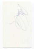Joan Osborne Signed 3x5 Index Card Autographed Signature Singer