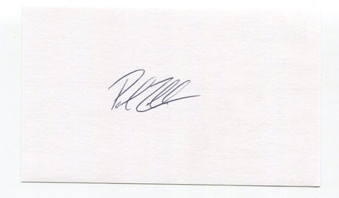 Paul Zuvella Signed 3x5 Index Card Autographed Baseball MLB 1982 Atlanta Braves