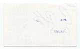 Cara Pifko Signed 3x5 Index Card Autographed Signature Actress