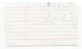 Perkins - Jonathan Dauphinais Signed 3x5 Index Card Autographed Signature Band