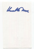 Knowlton Nash Signed 3x5 Index Card Autographed Signature Journalist Anchor