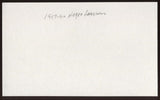 John Mitchell Signed Index Card 3x5 NEGRO LEAGUE Autographed Auto