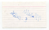Michelle E. White Signed 3x5 Index Card Autographed Actress Ain't Misbehavin'