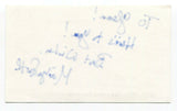 Mairlyn Smith Signed 3x5 Index Card Autographed Canadian Cooking Personality