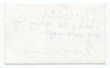 Lawrence Morgenstern Signed 3x5 Index Card Autographed Signature Comedian Writer