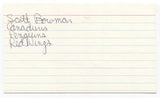 Scotty Bowman Signed 3x5 Index Card Autographed NHL Hockey Detroit Red Wings