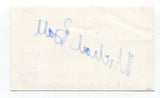 Michael Bell Signed 3x5 Index Card Autographed Actor Street Legal