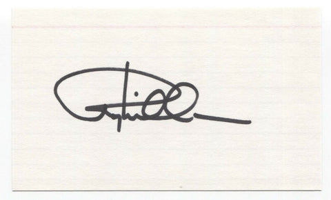 Ray Miller Signed 3x5 Index Card Baseball Autographed Signature