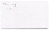 Steve Nagy Signed 3x5 Index Card Autographed MLB Baseball Pittsburgh Pirates