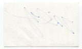 Mike Binder Signed 3x5 Index Card Autographed Signature Director Indian Summer