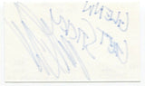Ted Reader Signed 3x5 Index Card Autographed Canadian Chef Cooking Personality