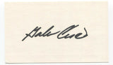 Galen Cisco Signed 3x5 Index Card Baseball Autographed Signature