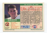 1989 Pro Set Mark Rypien Signed Card Football NFL Autographed #434