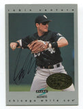 1997 Score Premium Stock Robin Ventura Signed MLB Autographed AUTO Card #180