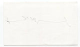 Malachy McCourt Signed 3x5 Index Card Autographed Signature Author