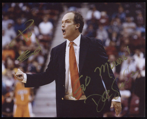 Doc Sadler Signed 8x10 Photo College NCAA Basketball Coach Autograph