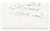 Sean McCann Signed 3x5 Index Card Autographed Signature Actor