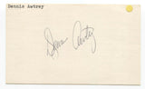 Dennis Awtrey Signed 3x5 Index Card Autographed Signature NBA Basketball