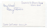 Downchild Blues Band - Gary Latimer Signed 3x5 Index Card Autographed Signature