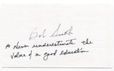 Bob Smith Smith Signed 3x5 Index Card Autographed MLB Baseball Boston Red Sox