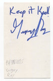 The Phantoms - Gregory Ray Signed 3x5 Index Card Autographed Signature