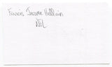 Jerry Helluin Signed 3x5 Index Card Autographed NFL Football Green Bay Packers