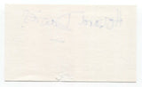 Howard Davies Signed 3x5 Index Card Autographed Signature Director