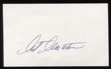 Clint Conatser Signed 3 x 5 Inch Index Card Autographed Baseball Signature