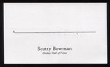 Scotty Bowman Signed 3x5 Index Card Signature Autograph Football Hall of Fame