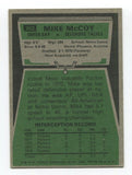 1975 Topps Mike McCoy Signed Card Football Autographed #362