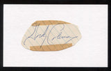 Gordy Coleman Signed Cut Autographed Index Card Circa 1962 Baseball Signature