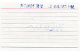 Michael Dennis Signed 3x5 Index Card Autographed Canadian Author Writer